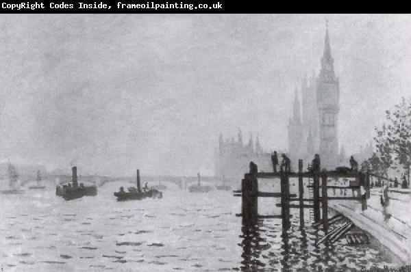 Claude Monet The Thames and Parliament